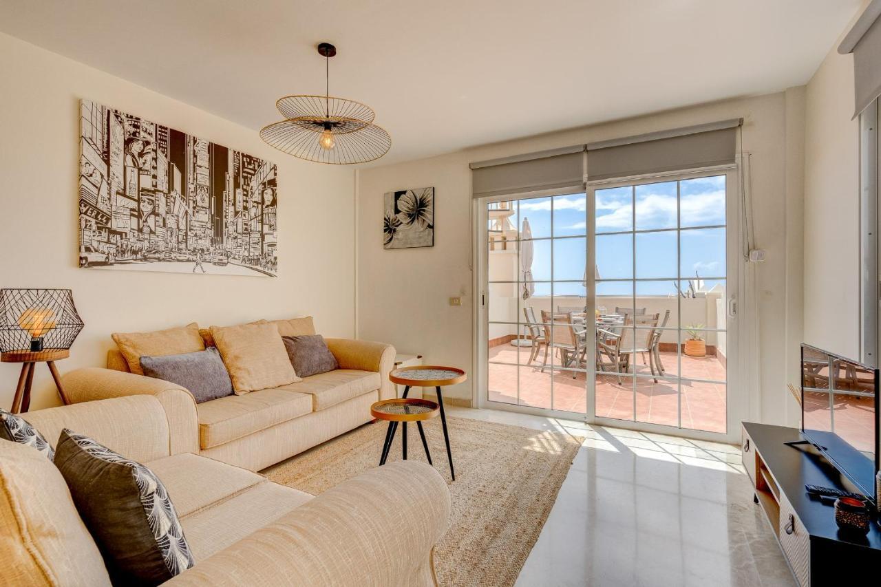 Penthouse With Great Sea View And Natural Reserve - Magnificent Swimming Pool - Calm And Bright Palm-mar Extérieur photo